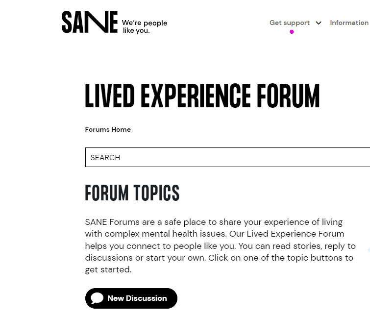 SANE Forums