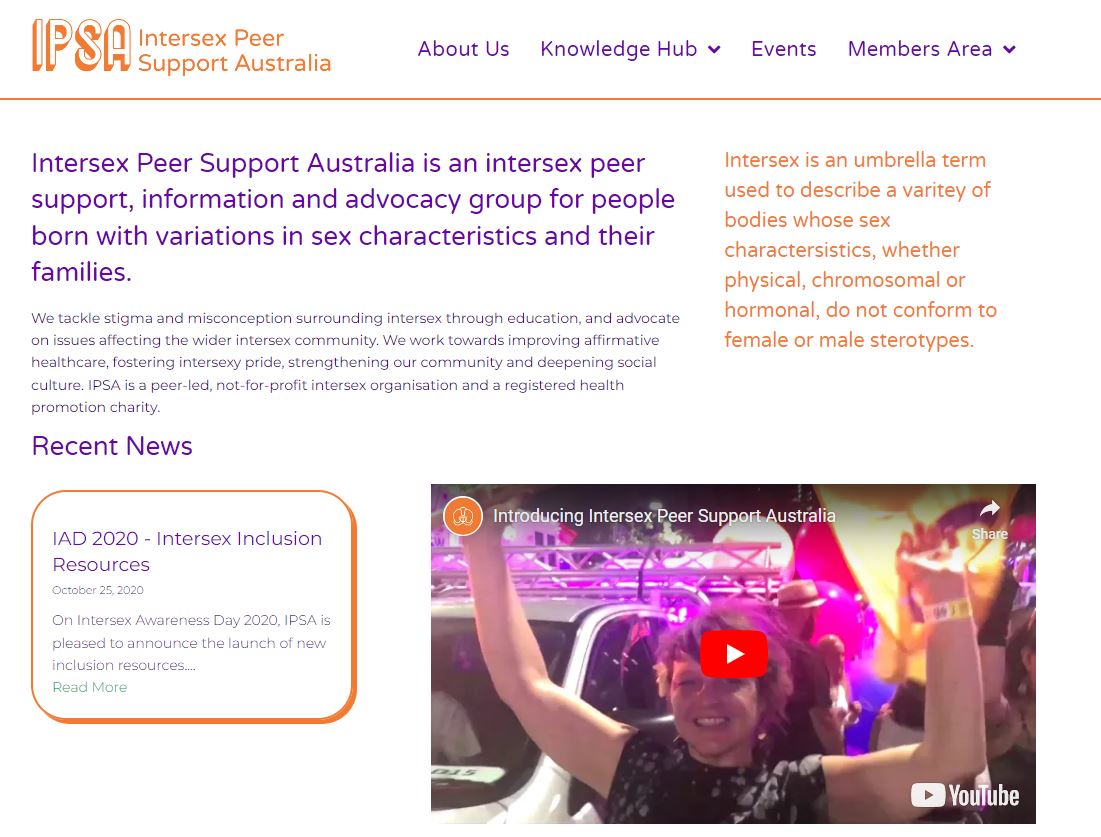 Intersex Peer Support Australia