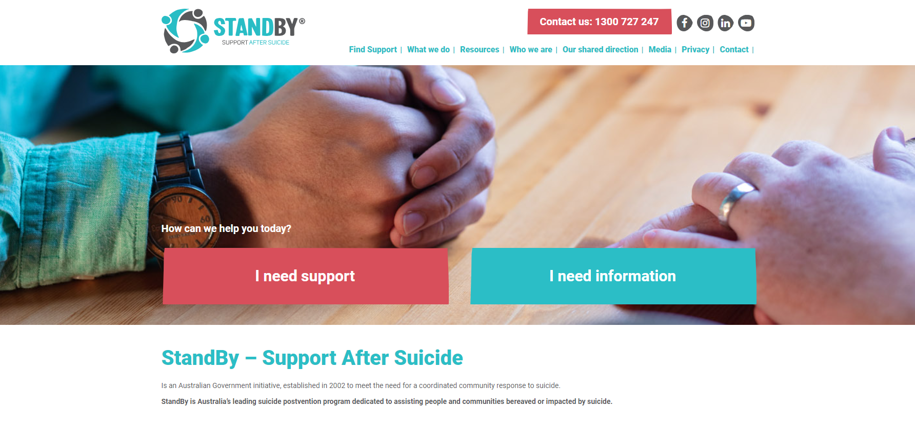 StandBy Support After Suicide